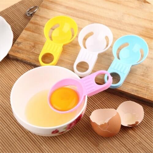 2pcs Plastic Egg Divider White Yolk Device Yolk Separator Creative Kitchen Tool PP Egg Tools Eco-friendly Cooking Product