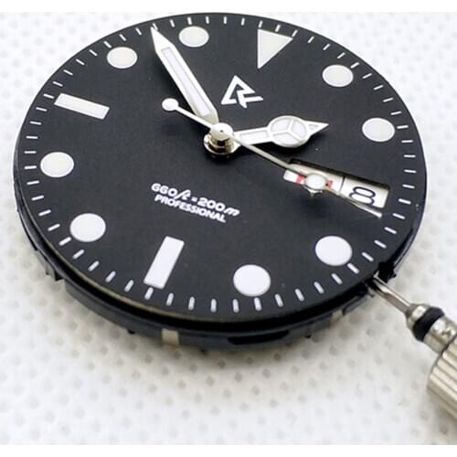 Universal 28.5MM Watch Dial Replacement Wristwatch Dial for SKX007/009/SKAX131/135 Repair Part