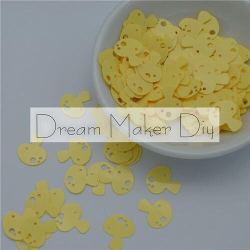 1000PCs(50g) 11*12mm Mushroom Shape Wholesale toadstools Sequins Sewing Scrapbooking Craft Christmas decoration Confetti