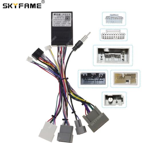 SKYFAME Car Wire harness Cable CANBUS for HONDA CRV CIVIC 2012-2015 Stereo Installation Wire Adapter