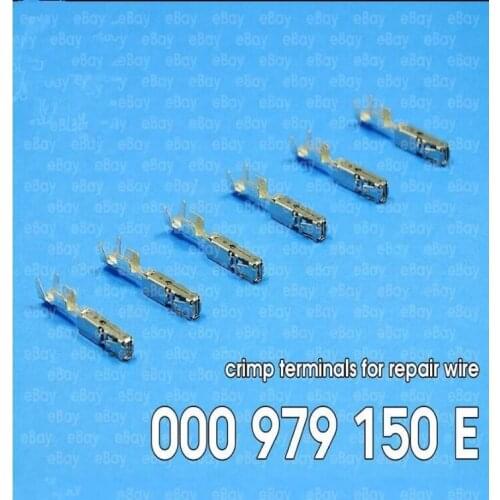 20/28/50/100/200/500 pcs Female Crimp Terminals (Pins) For Repair Wire for Seat Tyco TE 000979150E 8K0 973 703 000 979 150 E