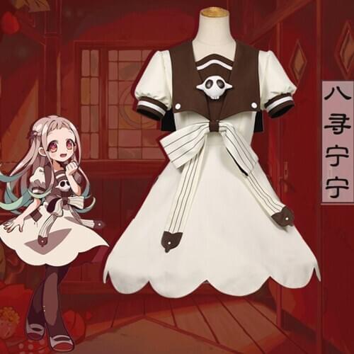 2020 Anime Jibaku Shounen Hanako kun Nene Yashiro Cosplay Costumes Women Dress Uniform for Halloween Party Free Shipping