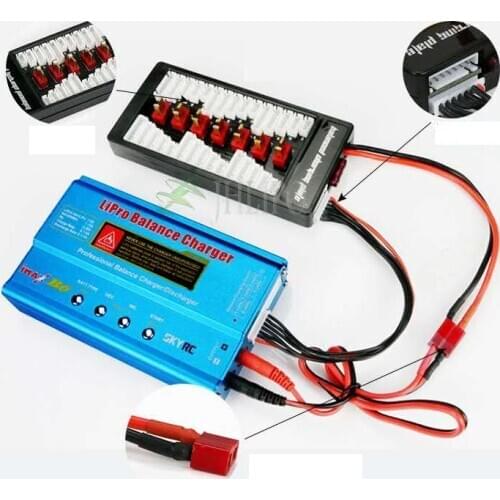 IMAX B6 80W XT60 LiPo Battery Balance Charger + B6AC Lipo Charging XT60 Adaptor Board 2-6S For RC Battery