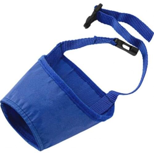 Dog Muzzle Adjustable Anti Bark Polyester Anti-Bite Pet Mouth Cover for Puppy