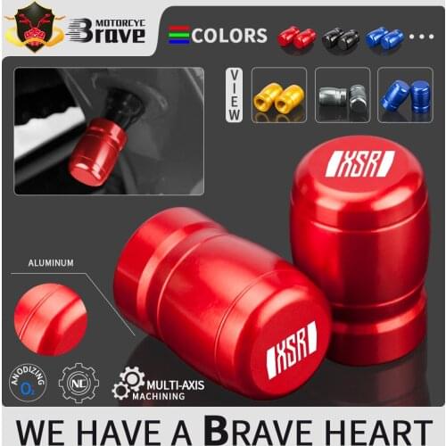 For YAMAHA XSR700 XSR 700 XSR900 XSR 900 Motorcycle CNC Wheel Tire Valve Airtight Covers Stem Caps
