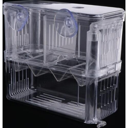 Aquarium Incubator Fish Tank Separative Box Breeding Double Breeder Insulation