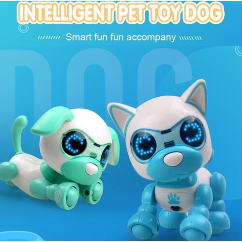 Interactive Smart Puppy Robotic Dog LED Eyes Sound Recording Sing Sleep Cute Toy Kid Child Christmas Gift Fun Cute Eject