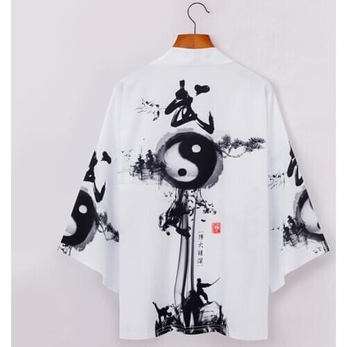 Yukata haori men Japanese kimono cardigan men samurai costume clothing kimono jacket mens kimono shirt yukata haori 2020