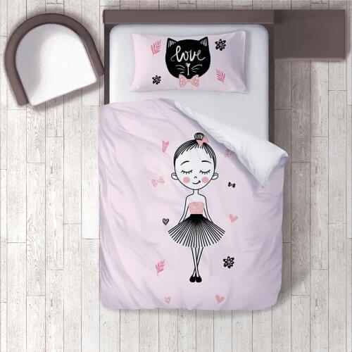 Duvet Cover Set Bedding Set Pillow Case for Baby and Kids Room 3D Printed Valentines Day Love Arrow Model 283