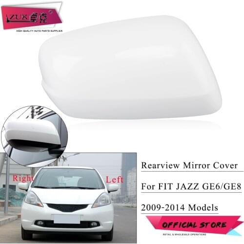 Exterior Rearview Mirror Cover Housing For HONDA FIT JAZZ 2009 2010 2011 2012 2013 2014 Without Turn Signal Lamp Type No Color