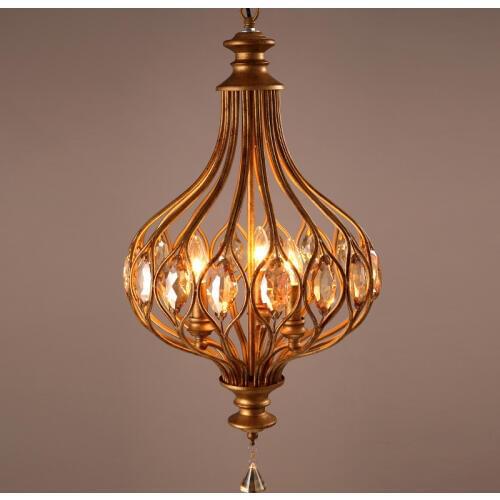 Creative lantern bronzer pendant lights living room restaurant bedroom personality loft cafe