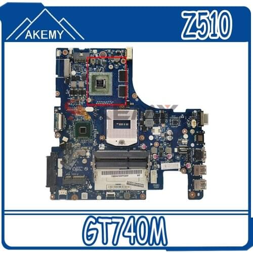 Laptop motherboard For LENOVO NM-A181 Ideapad Z510 GT740M SR17E Mainboard N14P-GV2-S-A1