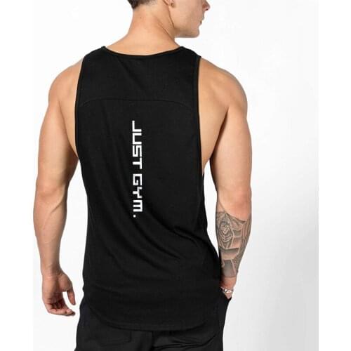 New Brand Fashion Men Fitness Singlet Sleeveless Shirt Cotton Muscle Guys Undershirt Vest Gyms Clothing Bodybuilding Tank Top