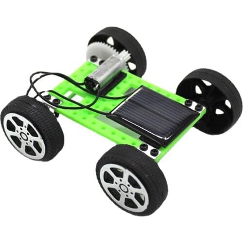 Mini generation solar car children diy hand-made scientific experiment set popular science toys