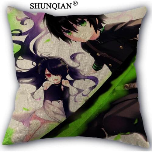 Custom seraph of the end Pillowcase Custom cotton pillowcases decorative beauty Home Furnishing customized pillow