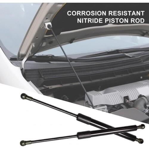 1 Pair Lift Support Slim Anti-deform Carbon Steel Front Hood Gas Lid Support for Toyota Prius C NHP10 Aqua2011-2017 Strut Bars