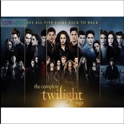 Full Square/Round Drill 5D DIY Diamond Painting Twilight saga movie poster 3D Embroidery Cross Stitch Mosaic Home Decor HT032
