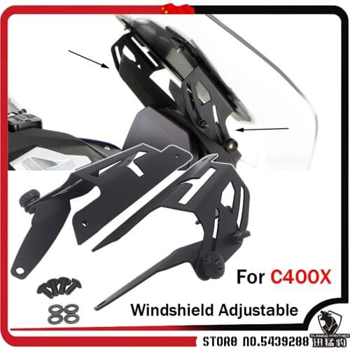 Windshield adjustable bracket windshield adjuster within 60 mm For BMW C 400X C400X C 400 X Motorcycle Accessories C400 X c400x