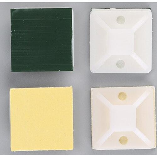 Self Adhesive Cable Tie Base 20x20mm 100pcs polybag