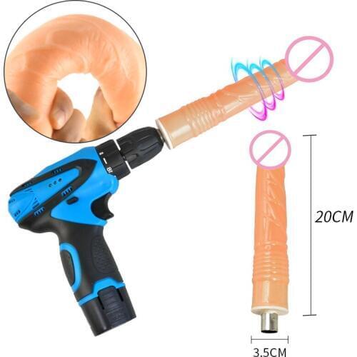 YUSE New Sex Machine Female Masturbation Pumping Gun with 6 Dildos Attachments Automatic Sex Machines for Women Sex Products