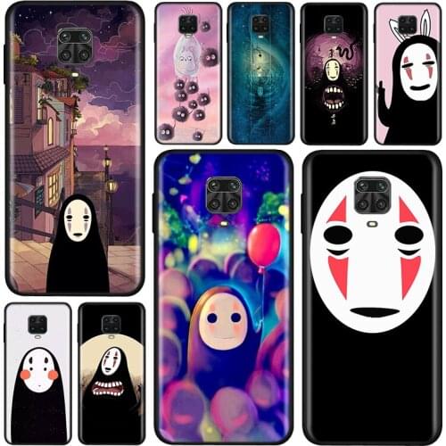 Silicone Cover Studio Ghibli Faceless Man For Xiaomi Redmi Note 10 10S 9 9C 9S Pro Max 9T 8T 8 7 6 5 Pro 5A 4X 4 Phone Case