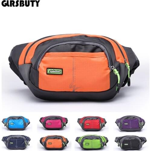 Women Fanny Pack 2019 Waist Bag Men Oxford Bum Bag GLRSBUTY Durable Hip Bag Sling Bag with 4 Zipper Pockets for Travel