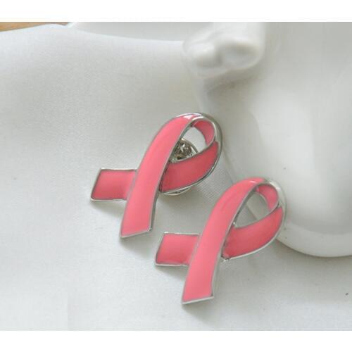 1pcs Pink Enamel Ribbon Brooch Pin Breast Cancer Awareness Fashion Jewelry Ribbon Enamel Lapel Pins Badge Brooch Pin for kids