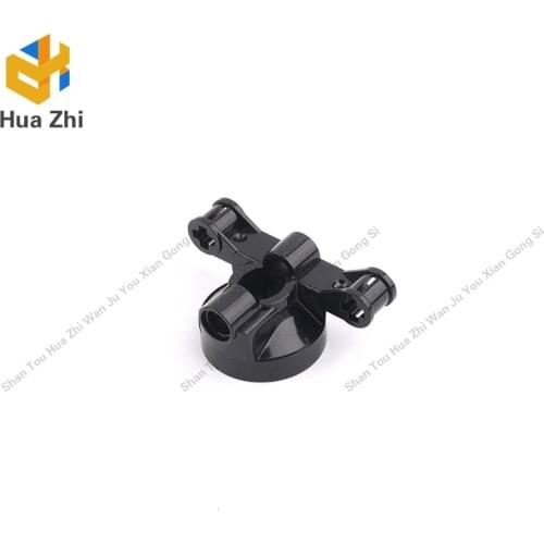 "Building Blocks Parts 23801 10PCS Technic Steering Wheel Hub Holder with 2 Pin Holes and 2 Axle Holes LEGOING MOCS Education