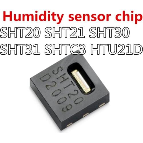 10pcs/lot SHT20 SHT21 SHT30 SHT31 SHTC3 HTU21D DFN-6 Humidity Temperature Sensor