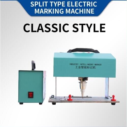 110*180mm Pneumatic Aluminum Stainless Steel Nameplate Print Marking Machine Automatic Electric Metal Plotter Coding Machine