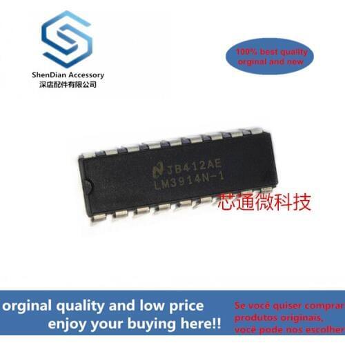 2-10pcs 100% orginal new best qualtiy LM3914N-1 LM3914N DIP18 LM3914 Dot/Bar Display Driver real photo