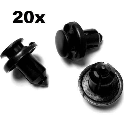 20pcs OEM For Honda For Acura Fastener Rivet Push-Type Retainer Clips #91503-SZ3-003 , 91503-SZ5-003 Bumper Arm Expansion Nail