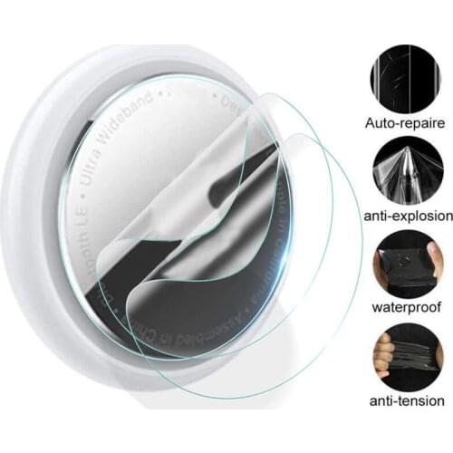 3pcs Soft Ultra Clear Protective Film Guard Protection For Apple Airtag Locator Tracking Anti-lost Protector Cover(Not Glass)