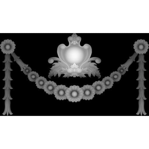 3D Model relief BMP format, router 3 axis engraving file furniture door cabinet pattern design (19) 8 MB