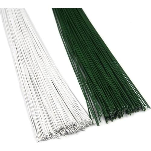 40pcs Sugar Cake Sugar Flowers Modelling Wire Clay Doll Sugar Flower Fondant Wire Gumpaste Tool Dia 06/0.8/1/1.2/1.4/1.6/1.8mm