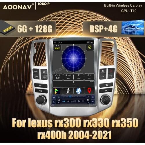 128GB 2 din Android 10.0 car radio For lexus rx300 rx330 rx350 rx400h 2004-2021 car stereo auto radio GPS navigator Video Audio