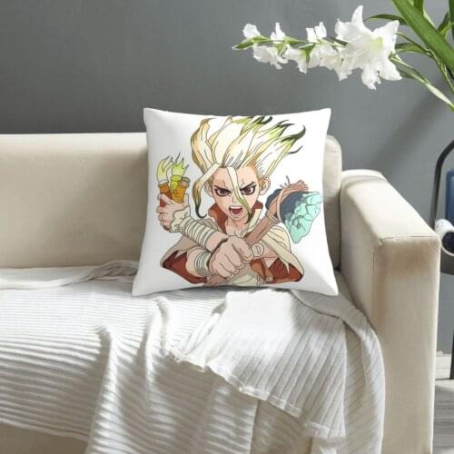 Dr Stone - Senku Graffiti pillowcase printed cushion cover sofa waist pillow pillow cover