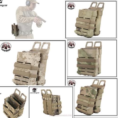 EMERSON FAST-Mag Friction Magazine Holder Gen3 Fastmag double mag pouch nylon EM6350E AT AT/FG MC DD Mandrake Kryptek pouches