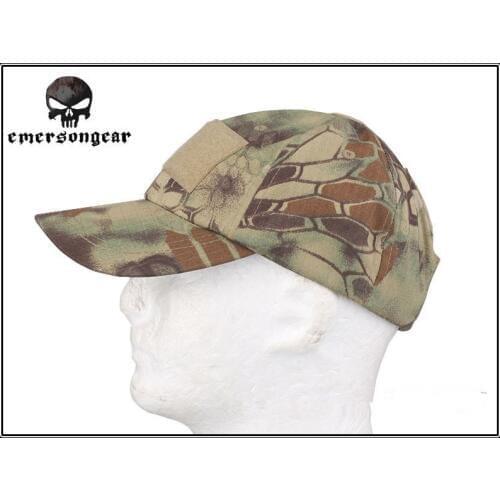 EMERSON Baseball Sport Cap Military Tactical Army Hunting Cap Anti-scrape Grid Fabric Kryptek Mandrake EM 8736 free Shipping