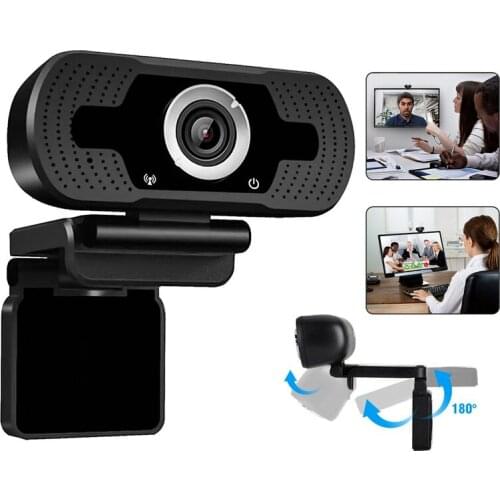 HD 1080P 110 Wide Angle Auto focus USB Webcam Conference Live Computer Camera Built-in Noise Reduction Microphone for PC Laptop