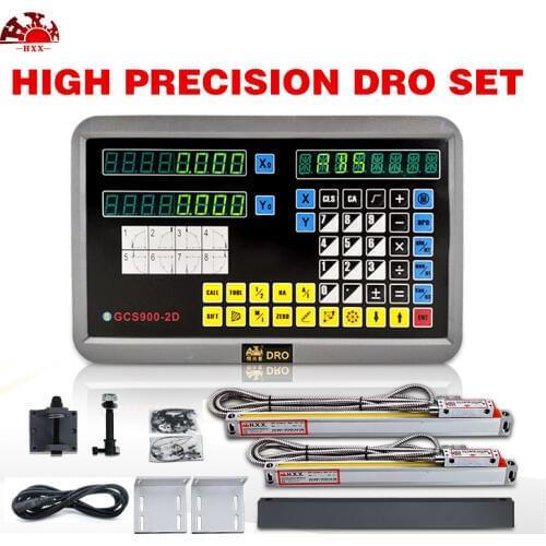 Professional HXX 1um TTL 50-1000mm linear scales new complete 2 axis dro set GCS900-2D