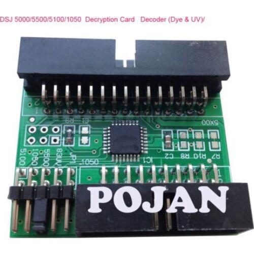 NEW Ink Decryption card For Designjet 5000 5500 PS 1050C Ink Cartridge Permanent Chip ink plotter cartridge card parts POJAN