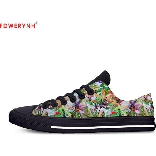 Mens Casual Shoes Animal Bird Print Slip On Canvas Round Cross Strap Ladies Casual Man Shoes Comfortable