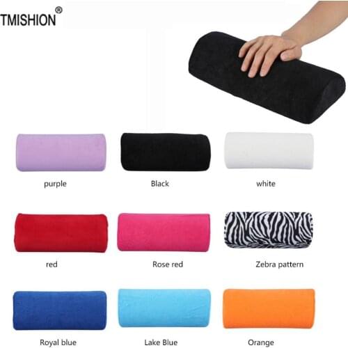 10 Colors Soft Hand Palm Rest Manicure Table Washable Hand Cushion Pillow Holder Arm Rests Nail Art Stand for Manicure Pillow