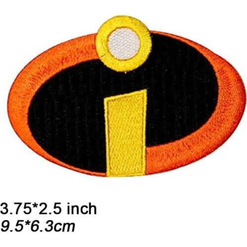 The Incredibles Iron On Embroidered Clothes Kermit Frog Patches For Girl Woman Clothing Stickers Garment