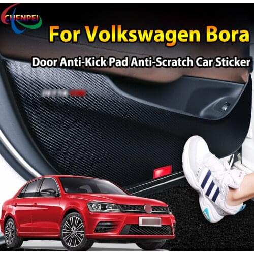 For Volkswagen Bora 2008-2021 Car Door Anti Kick Pad Protection Stickers Car Interior Decoration Accessories