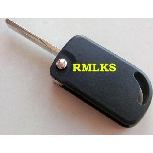 RMLKS Flip Folding Remote Key Shell Blank Fit For Brazil Car Key Fob Uncut HU66 Blade