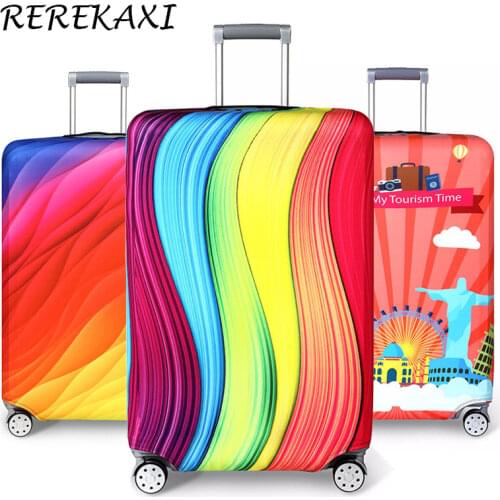 Thicken Elastic Luggage Protective Cover Suitcase Case Covers 18-32 Inch Trolley Baggage Trunk Dust Cover Travel Accessories