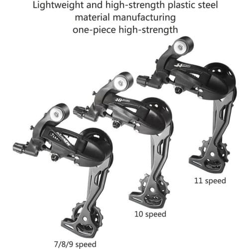 Bicycle Rear Derailleur Eye Dial Bicycle Transmission Derailleur MTB 7/8/9/10/11 Speed Rear Pull Kit For Cycling Bike Accessory