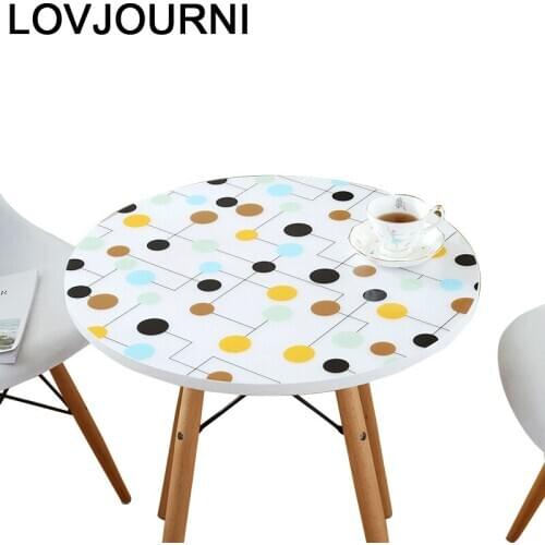 Waterproof Dining Mantel Plastico Cosas Para El Hogar Round Redonda Ronde Nappe PVC Tablecloth Cover Toalha De Mesa Table Cloth